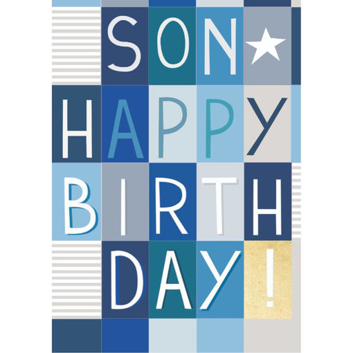 Picture of SON HAPPY BIRTHDAY CARD